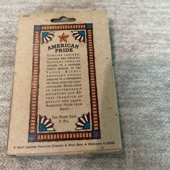 Amity American Pride cow hide wallet - Picture 2 of 6